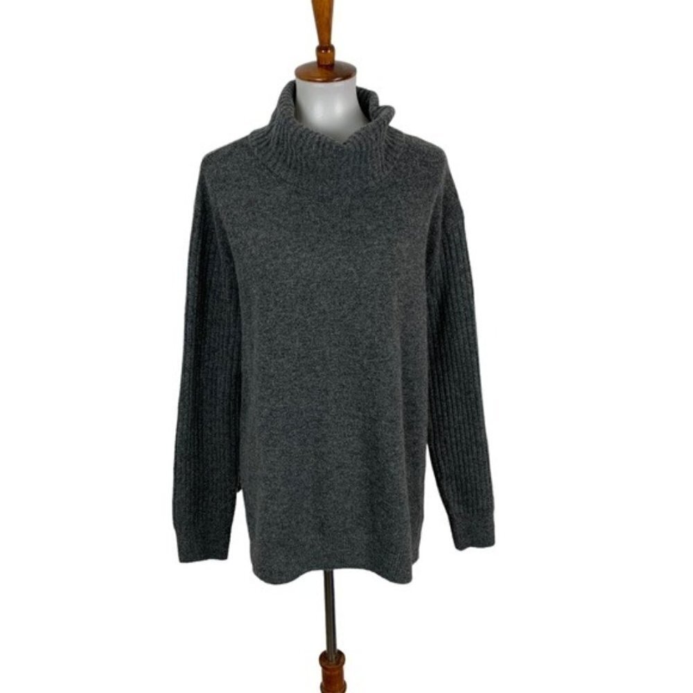 Topshop Women’s Sweater 10 Gray Soft